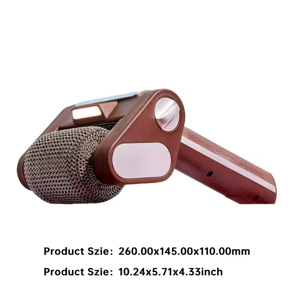 350RPM Electric Roller Grill Brush with Replaceable Brush Head Stainless Steel Grill Cleaner Rechargeable Barbecue Cleaner Tools