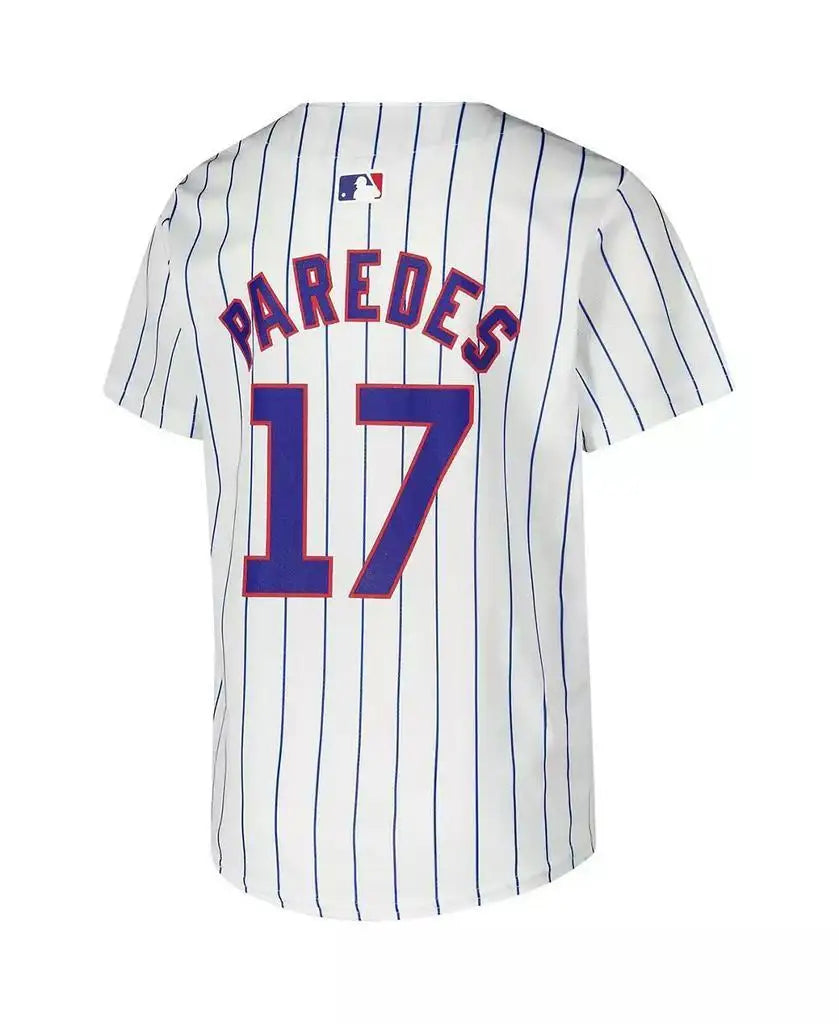Nike | Big Boys and Girls Isaac Paredes White Chicago Cubs Home Player Game Jersey