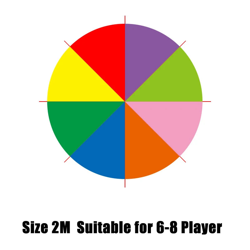 Outdoor Children Games Kids Play Rainbow Parachute Toy 2M 3M 5M Cooperative Teamwork Activities Party Carnival Fun Favors