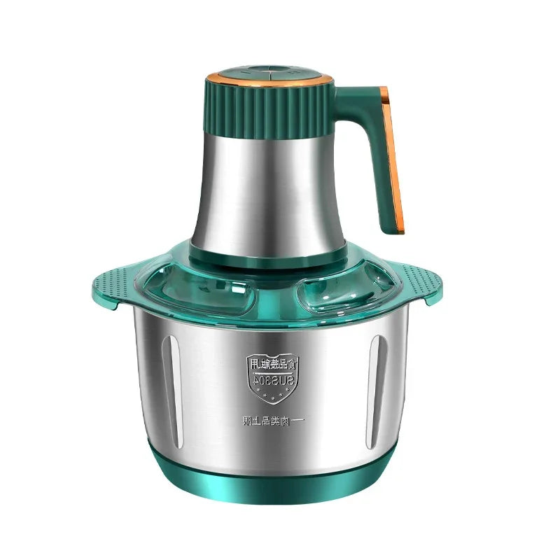 Electric Meat Grinders 5L Food Crusher Stainless Steel Multifunctional Vegetable Slicer Processor Chopper Kitchen Blenders