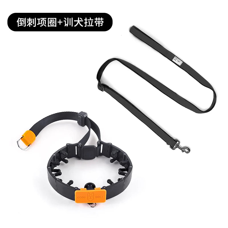 Large Dog Explosive Proof P-Chain Collar Doberman Pinscher Golden Retriever Dog Training Collar Pet Supplies Lea