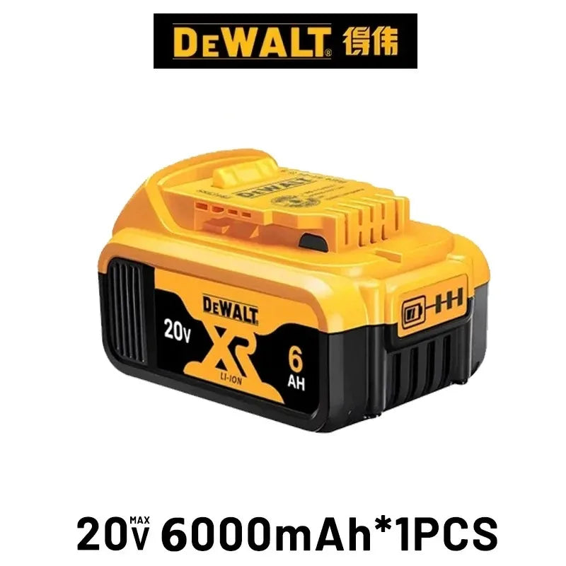DeWALT Original Battery 20V 5Ah 6Ah 2Ah MAX FlexVolt for DCB606 DCB205 DCB206 DCB209 DCB182 Power Tool with Charger