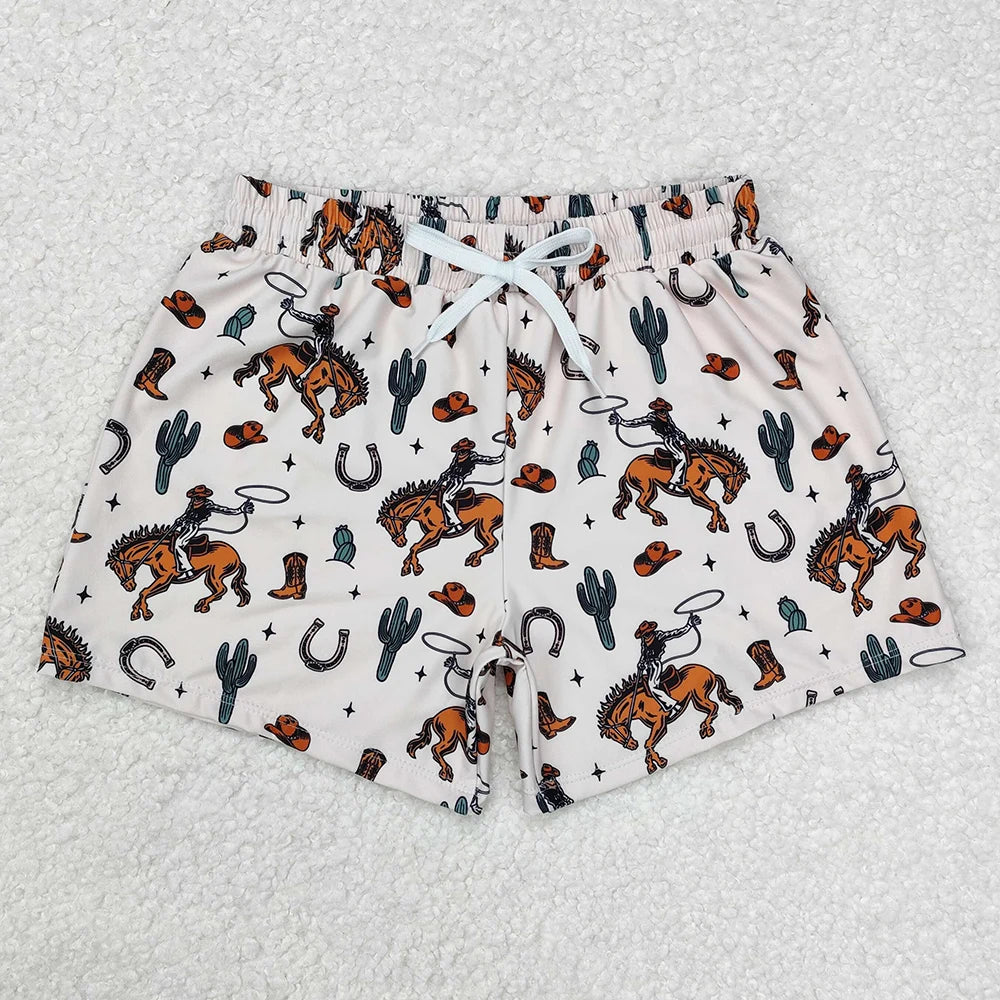 New Fashion Baby Boys Swim Trunks Green Shark Trunks Swimsuits Swimwear Boutique Kids Swimsuits Boys Trunks Swimwear Wholesale