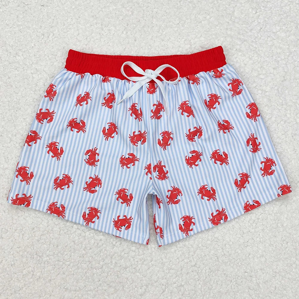 New Fashion Baby Boys Swim Trunks Green Shark Trunks Swimsuits Swimwear Boutique Kids Swimsuits Boys Trunks Swimwear Wholesale