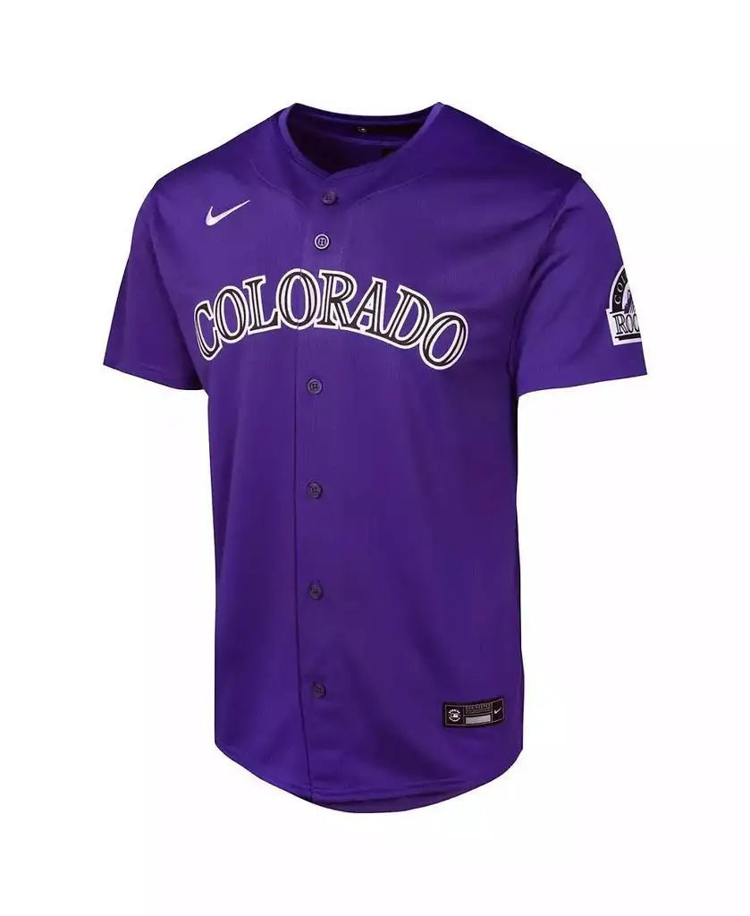 Nike | Big Boys and Girls Purple Colorado Rockies Alternate Limited Jersey