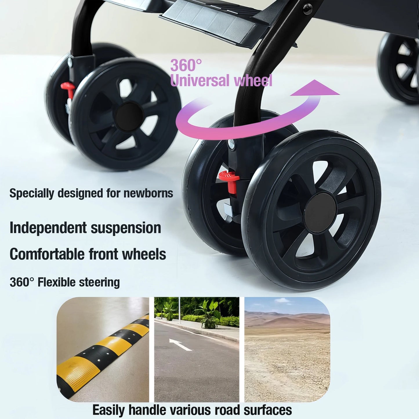 Stroller for Baby Pram Baby Stroller Light Stroller Baby Cars Baby Walker Baby Newborn Items Mother-Kids Multifunctional Infant