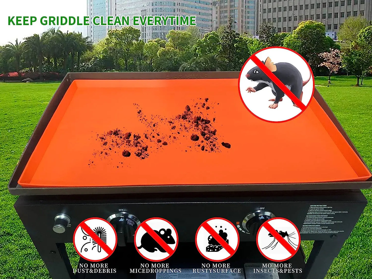 Silicone BBQ Baking Mat 17/22/28/36inch Baking Mat Non-stick BBQ Grill Mat High Temperature Resistant Kitchen Accessories