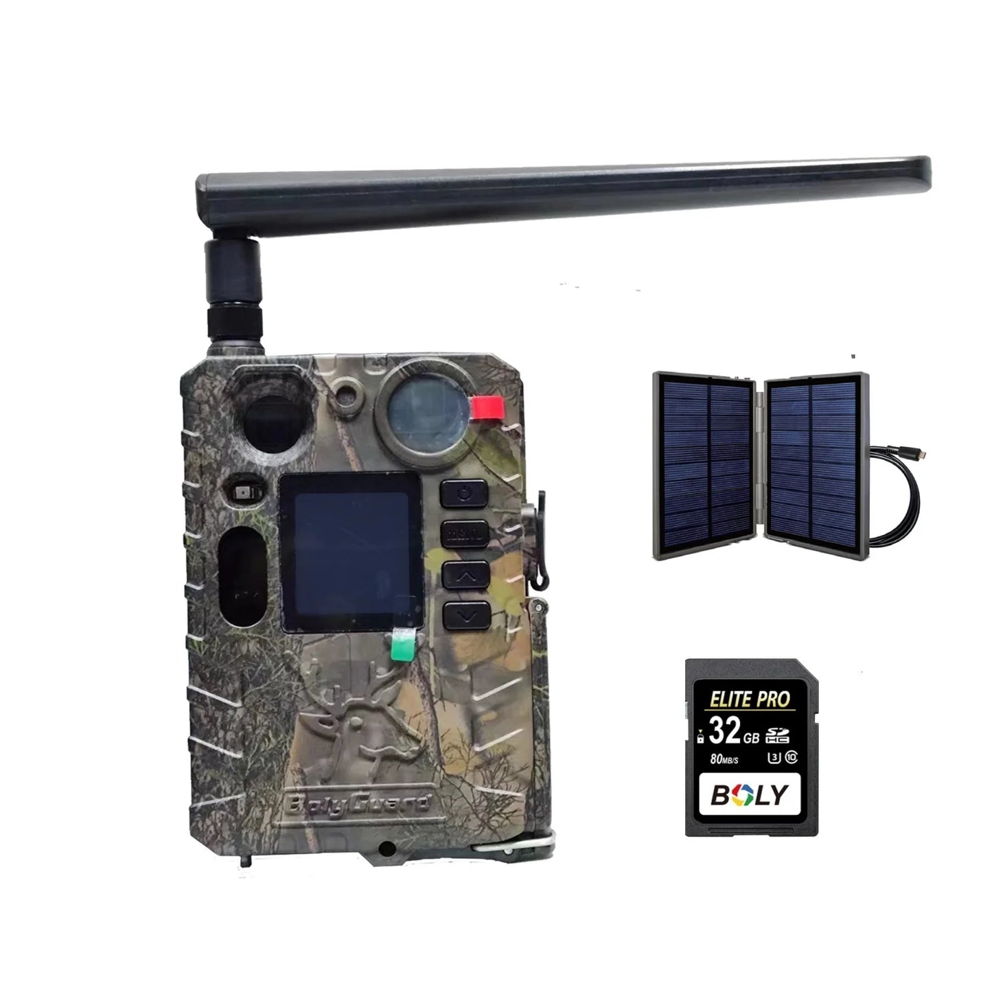 BolyGuard 2025 BG410-M(S) 4K FHD 37MP Trail Camera 940nm IR Night Vision, 4G Wireless, Outdoor Hunting Camera+gift 32GB TF
