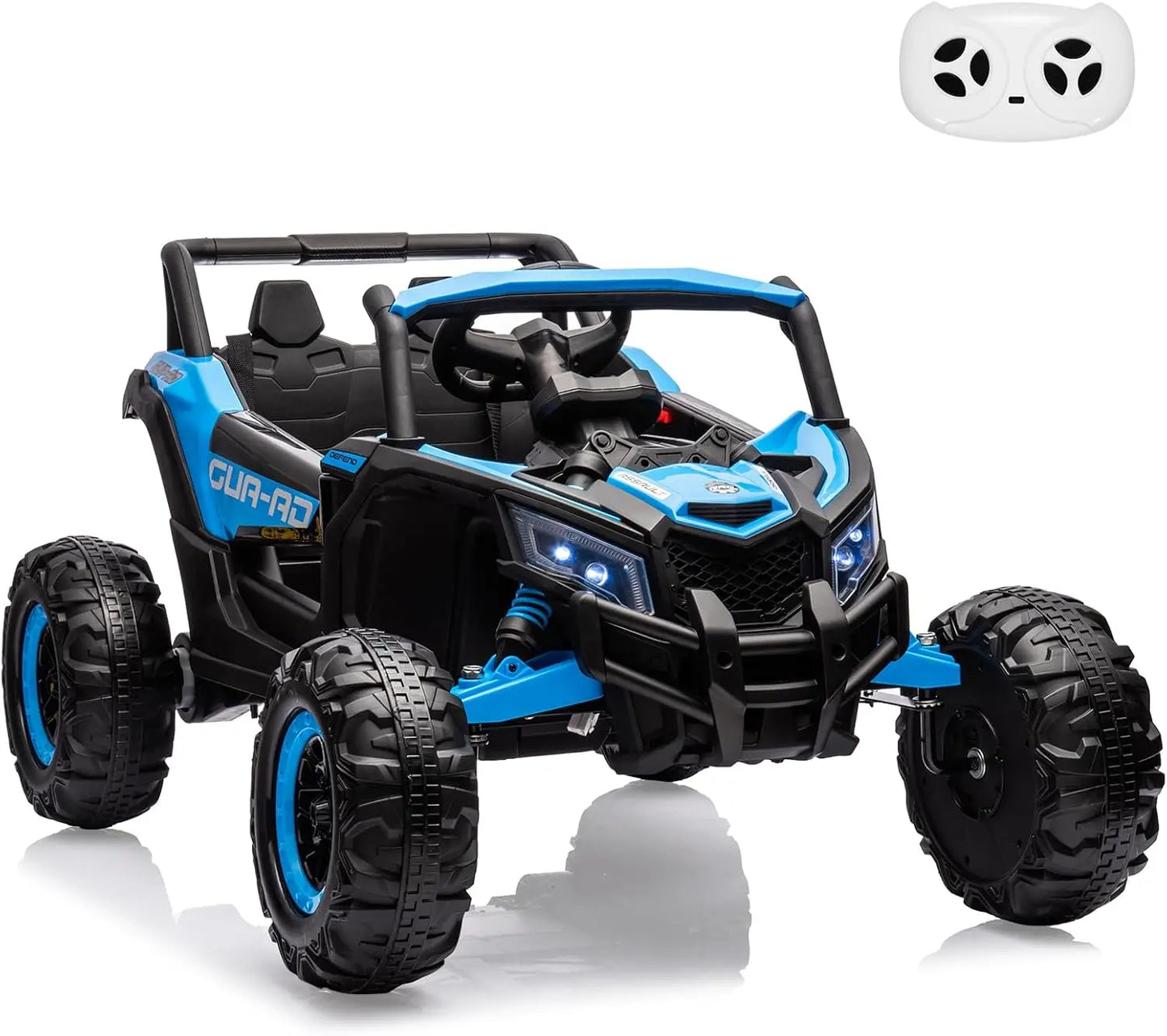 24V Kids Ride On UTV Car Toy w/Remote Control 2×200W Motor Electric Vehicle Spring Suspension & LED Lights Off-Road Toy
