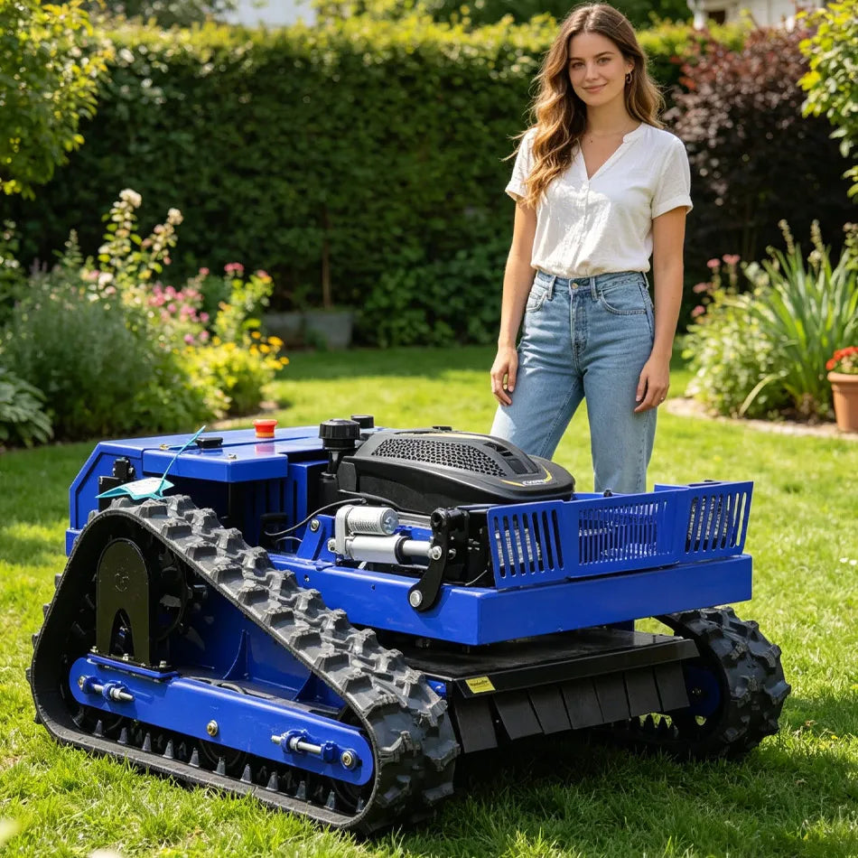 Remote-Controlled Lawn Mower, efficient, convenient and intelligent lawn mower for weeding，  Zero-Turn Lawn Mover