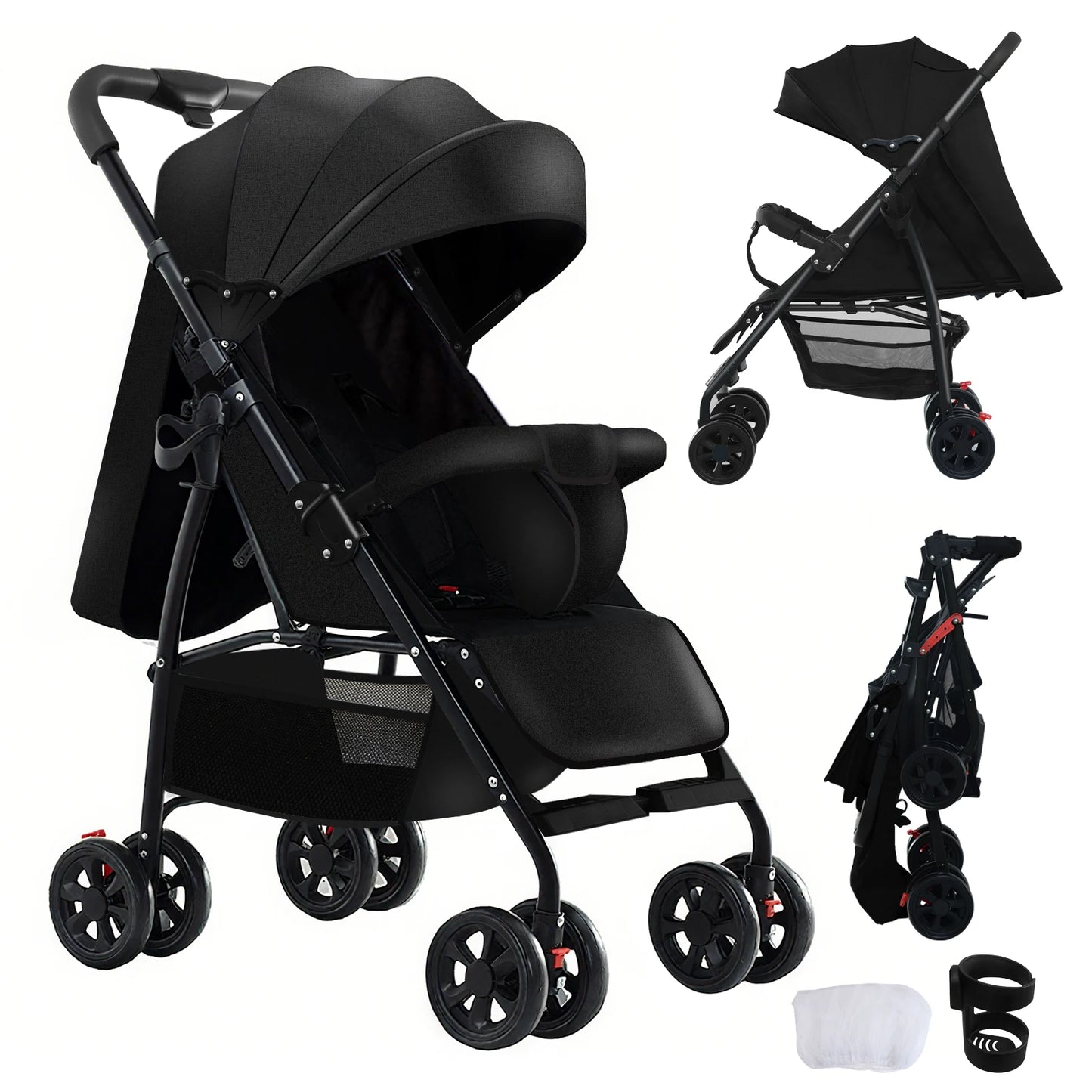 Stroller for Baby Pram Baby Stroller Light Stroller Baby Cars Baby Walker Baby Newborn Items Mother-Kids Multifunctional Infant