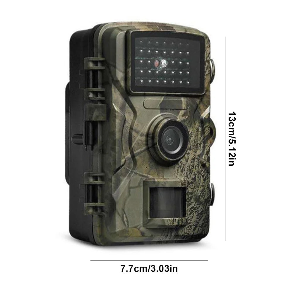 Hunting Trail Camera Waterproof Hunting Camera Motion Activated Infrared Night Vision Security Cam for Outdoor Wildlife Hunting