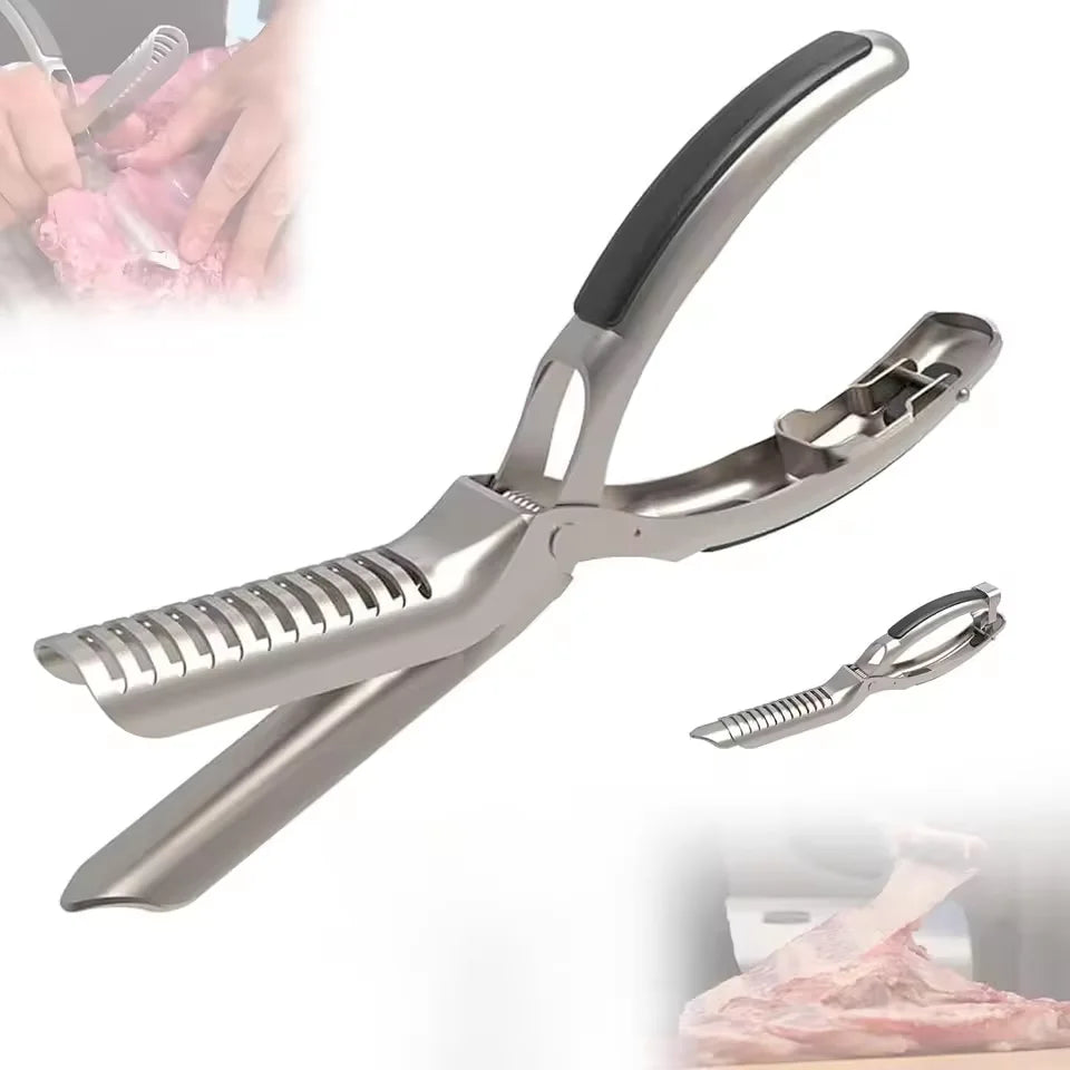 Stainless Steel Rib Membrane Remover Prep Tool Easy Peeling Trimming BBQ Grilling Accessory