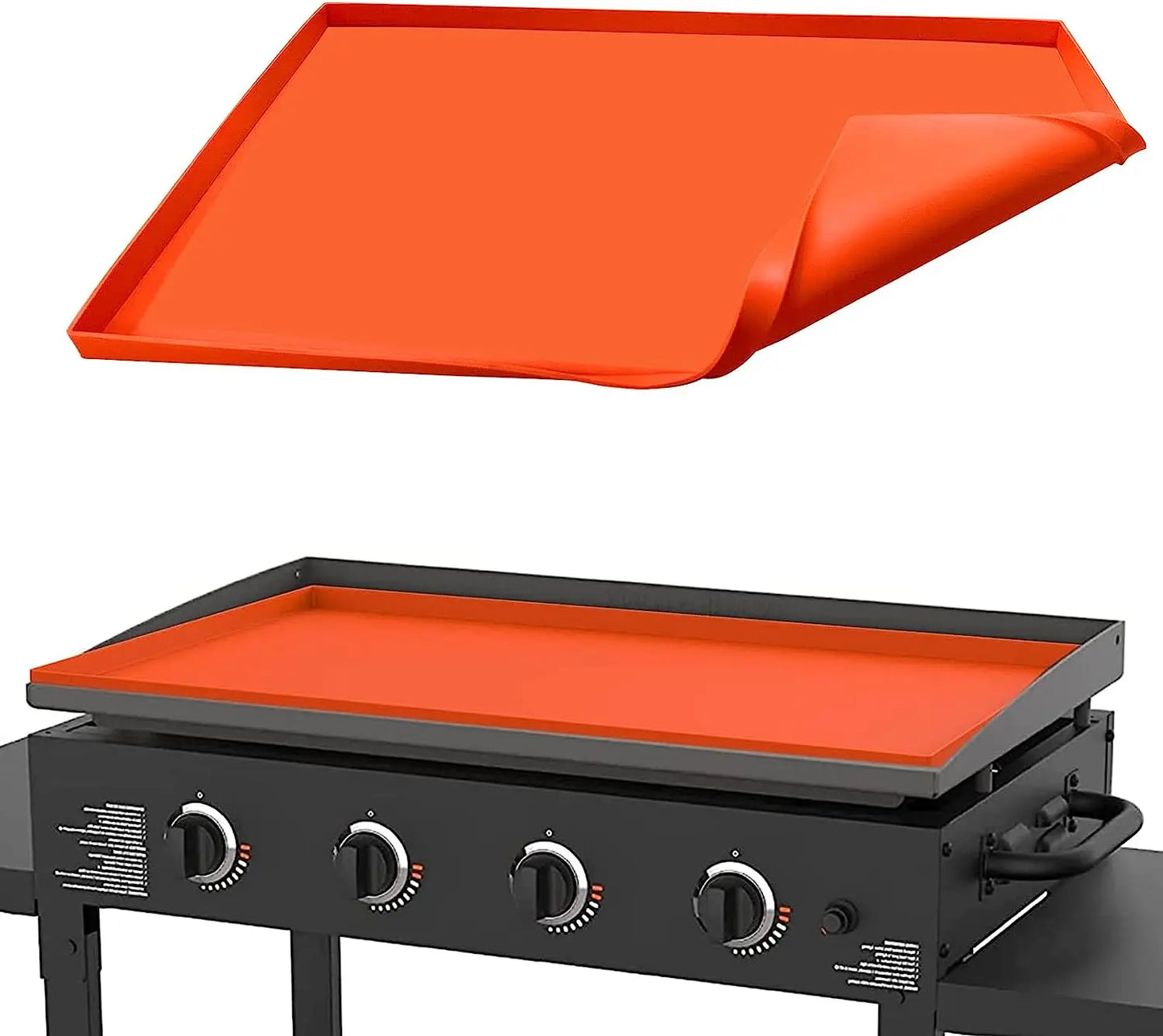 Silicone BBQ Baking Mat 17/22/28/36inch Baking Mat Non-stick BBQ Grill Mat High Temperature Resistant Kitchen Accessories