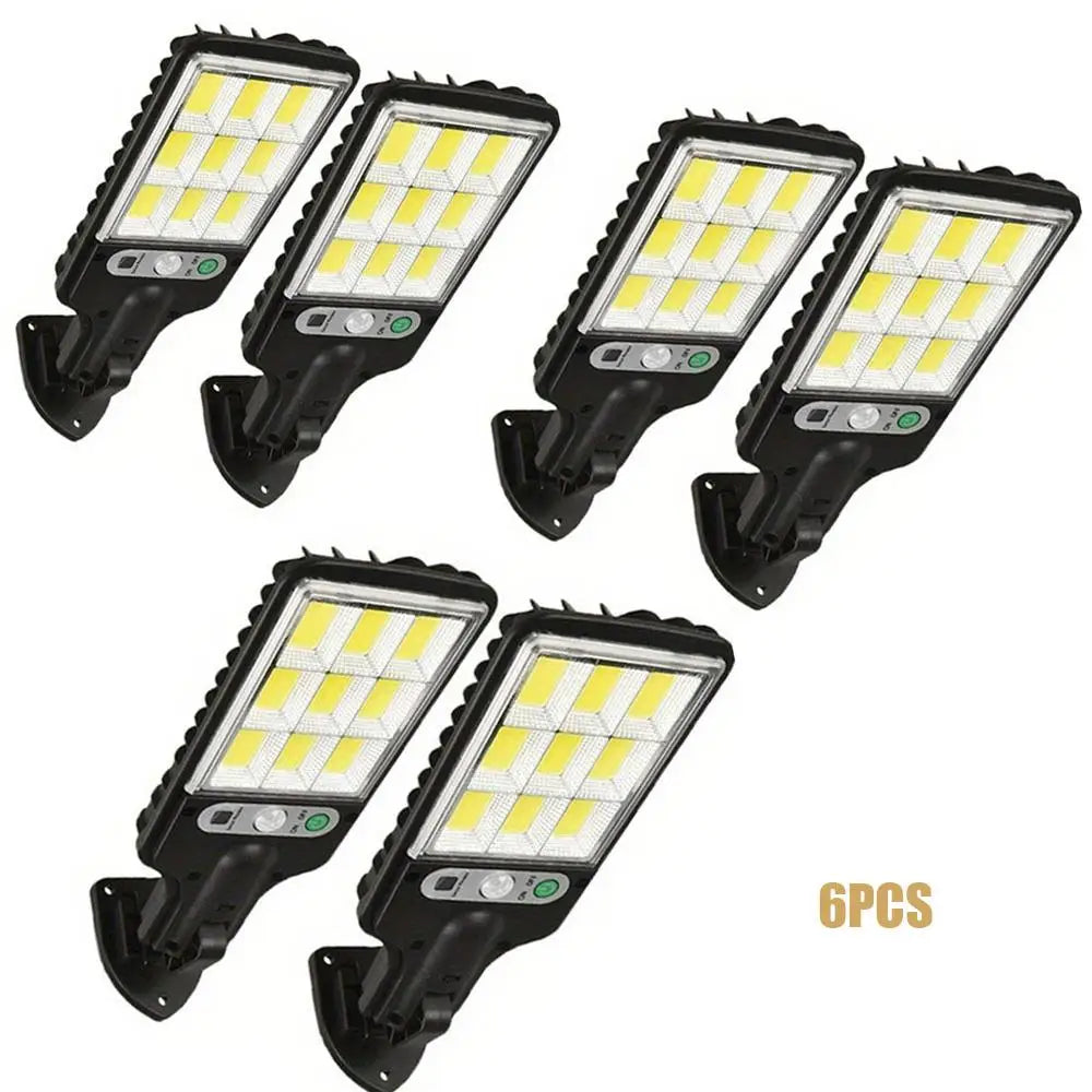 Solar Street Lights Outdoor 2500W Solar Lamp With 3 Light Mode Waterproof Motion Sensor Security Lamp for Garden Patio Path Yard