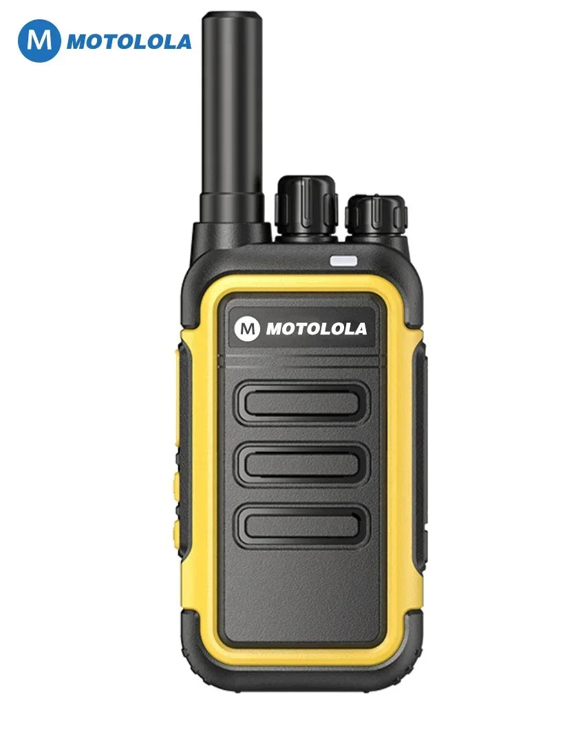 Motolola 2Pcs Mini Walkie Talkie Portable Two-Way Radio UHF Transceiver Set Walkie-talkies Radio Walkie Talkie Long Range COD