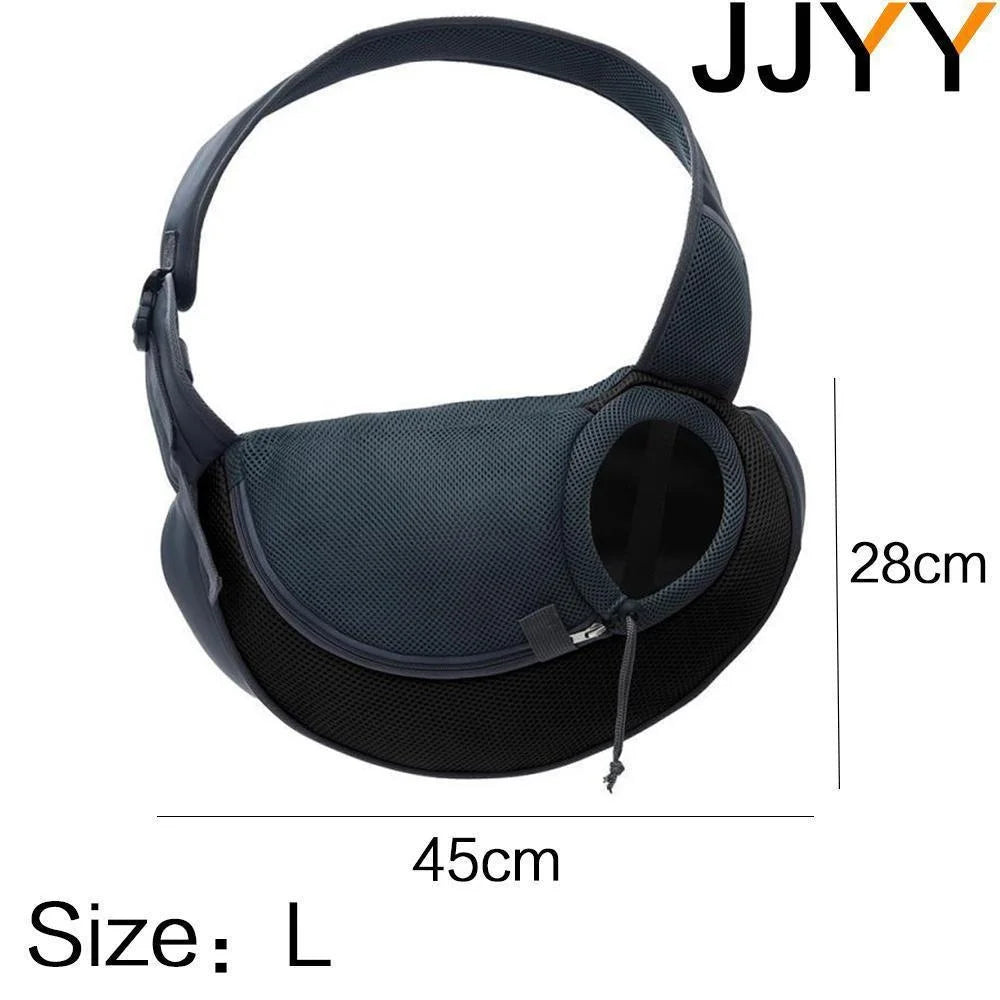 Pet Carrier Backpack Portable Dog Shoulder Bag for Travel Walking Outdoor Activities Breathable Design Large Capacity