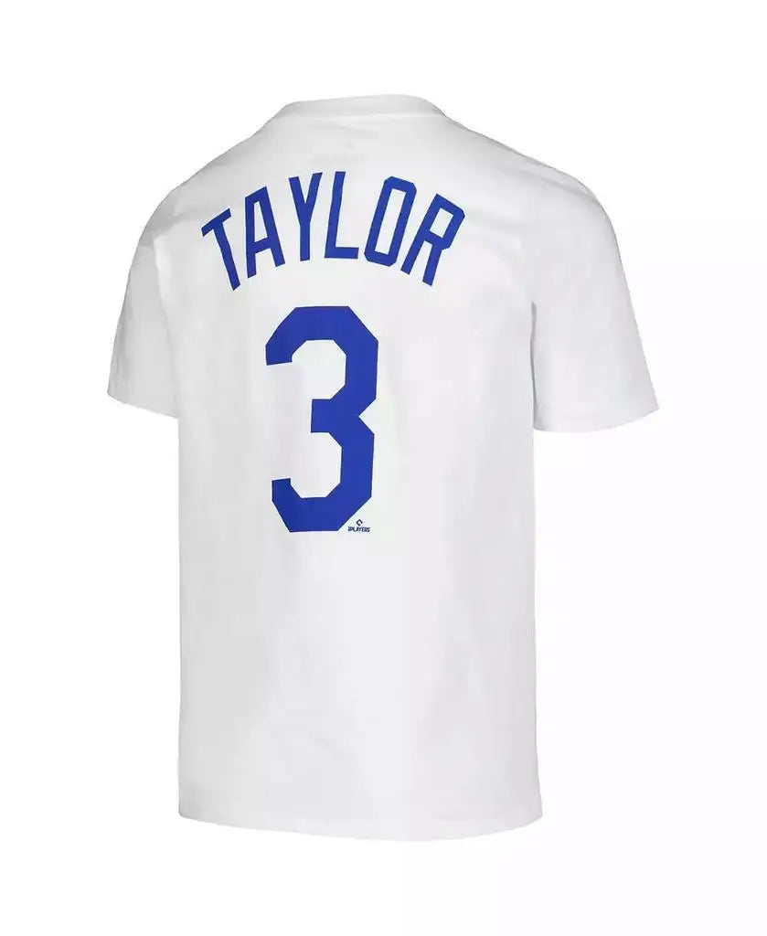 Nike | Big Boys Chris Taylor White Los Angeles Dodgers Player Name and Number T-shirt