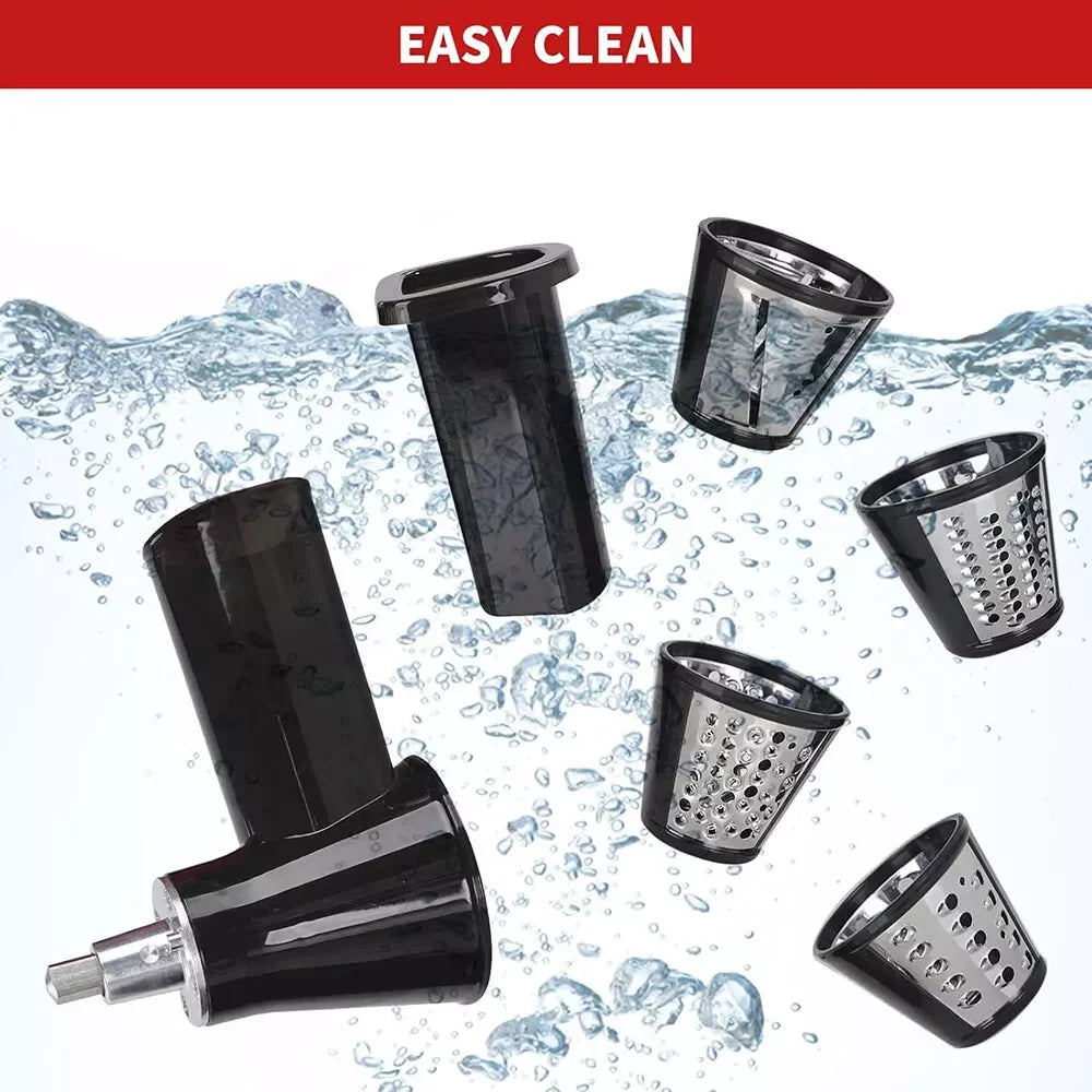 Slicer Shredder Chopper Attachments Cheese Grater Accessories for KitchenAid Stand Mixer