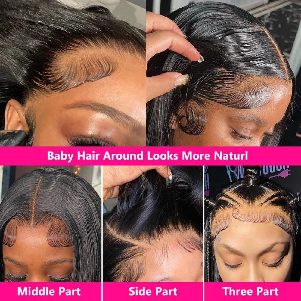 Body Wave Lace Front Wigs Human Hair 250% Density 13x4 13x6 HD Lace Frontal Wig Human Hair Pre Plucked Brazilian Human Wigs