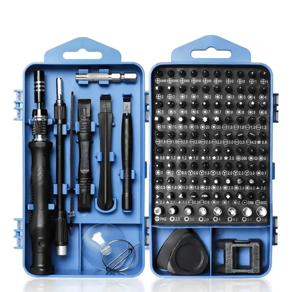 New 115 in 1 Professional Repair Tool Precision Screwdriver Set Magnetic Torx Hex Screw Driver Bits Kit for Xiaomi Mac PC iPhone