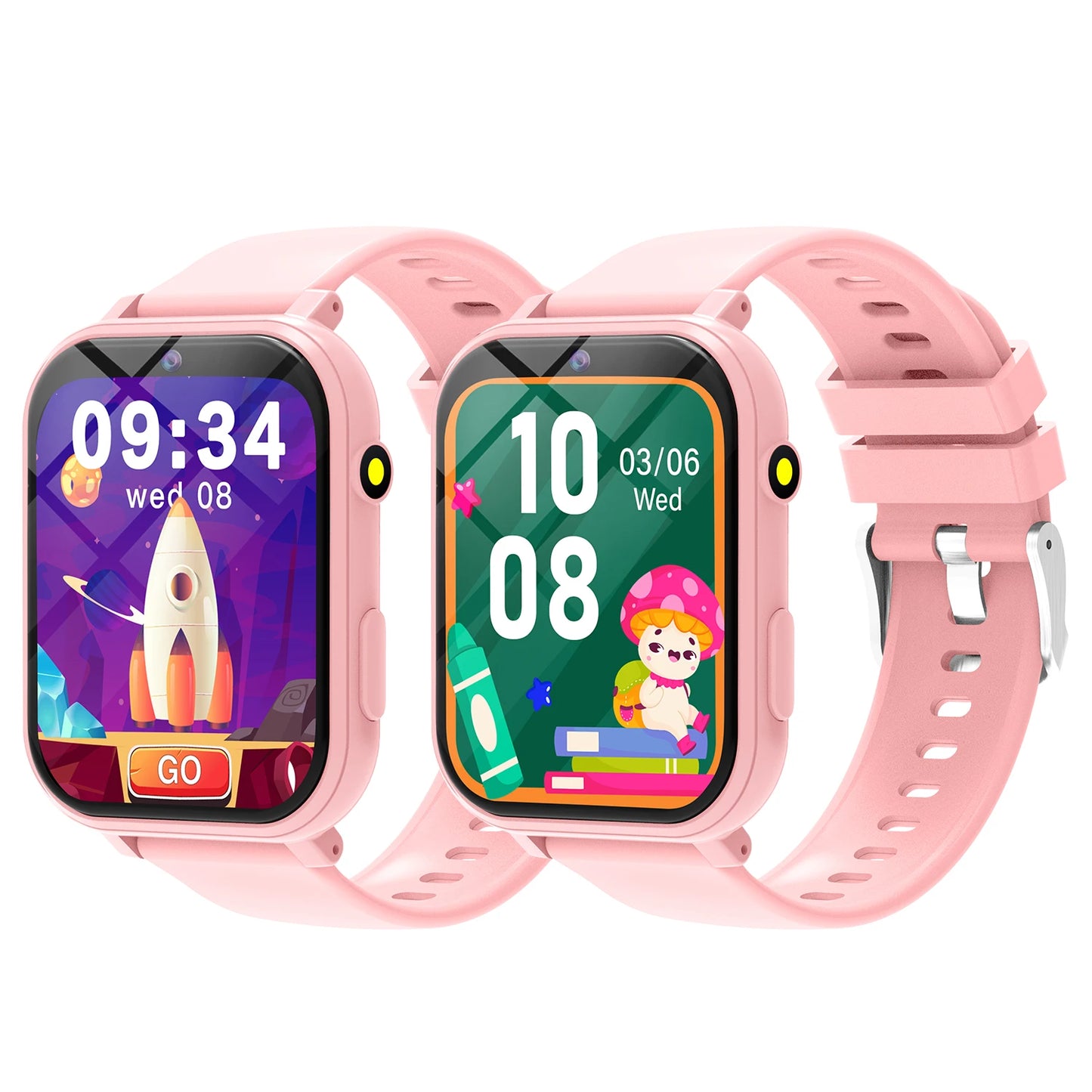 New Kids Smartwatch Games HD Front Camera Sleep Monitoring Flashlight Electronics Touch Screen Alarm Calculator Gift Boys Girls