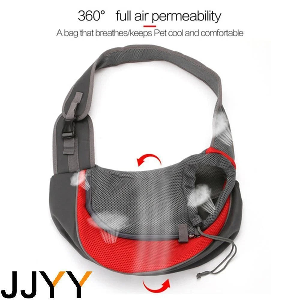 Pet Carrier Backpack Portable Dog Shoulder Bag for Travel Walking Outdoor Activities Breathable Design Large Capacity