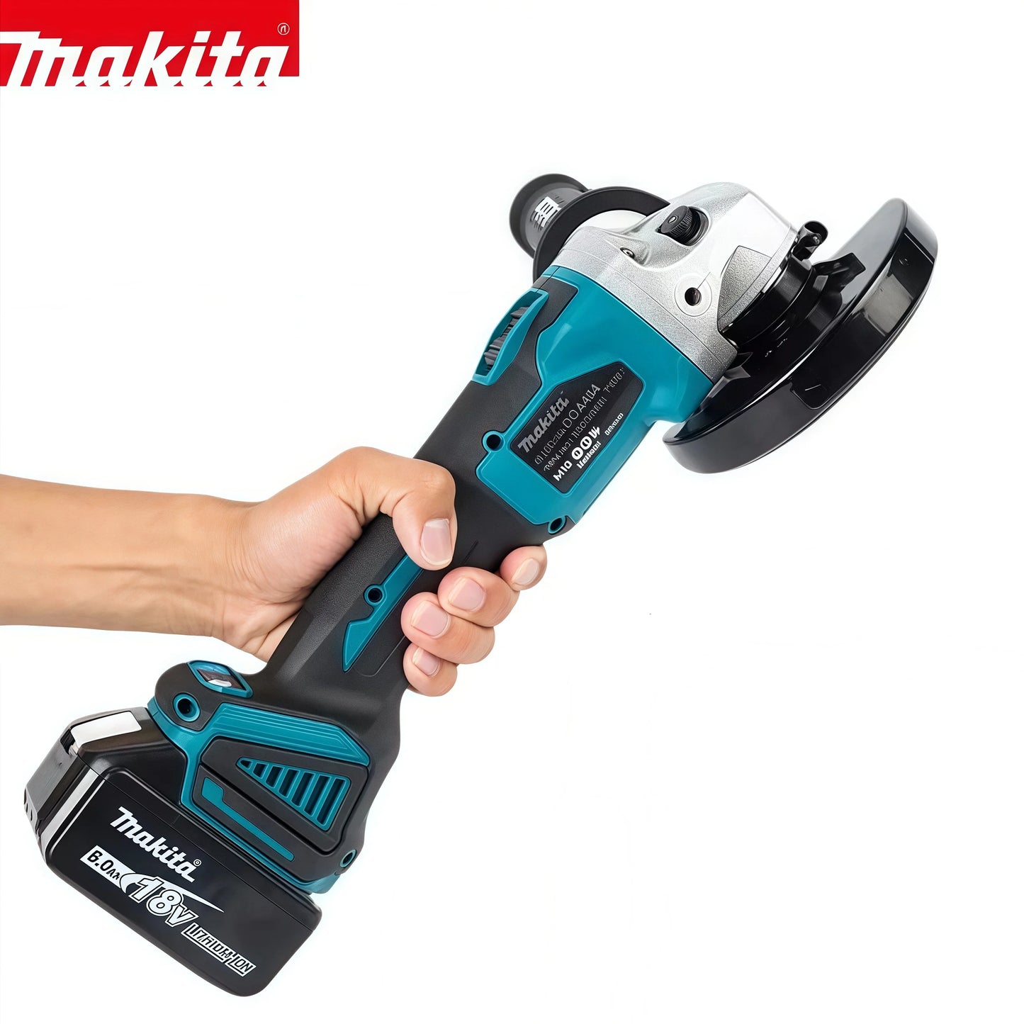 2025 Makita DGA404 100/125mm Angle Grinder 18V Lithium Battery Brushless Polishing Machine 4 Gear Industrial Cutting Power Tools