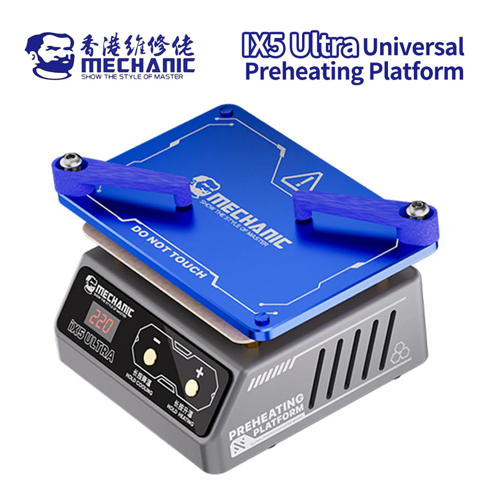 MECHANIC IX5 Ultra Universal Preheating Layering Platform for Motherboard Layering Tin Planting Glue Removal Heating Table Tool