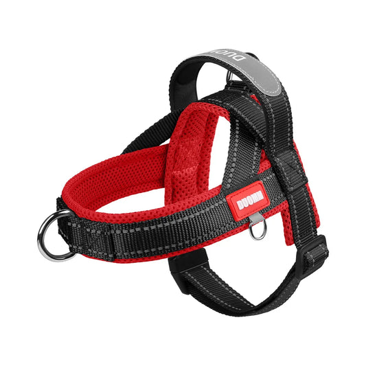 French Bulldog Harness - No-Pull Padded Vest, Escape-Proof Chest Plate, Breathable Mesh for Flat-Faced Breeds