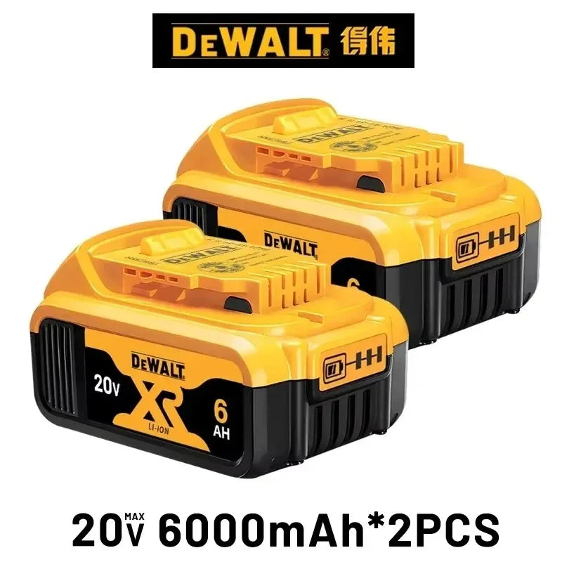 DeWALT Original Battery 20V 5Ah 6Ah 2Ah MAX FlexVolt for DCB606 DCB205 DCB206 DCB209 DCB182 Power Tool with Charger