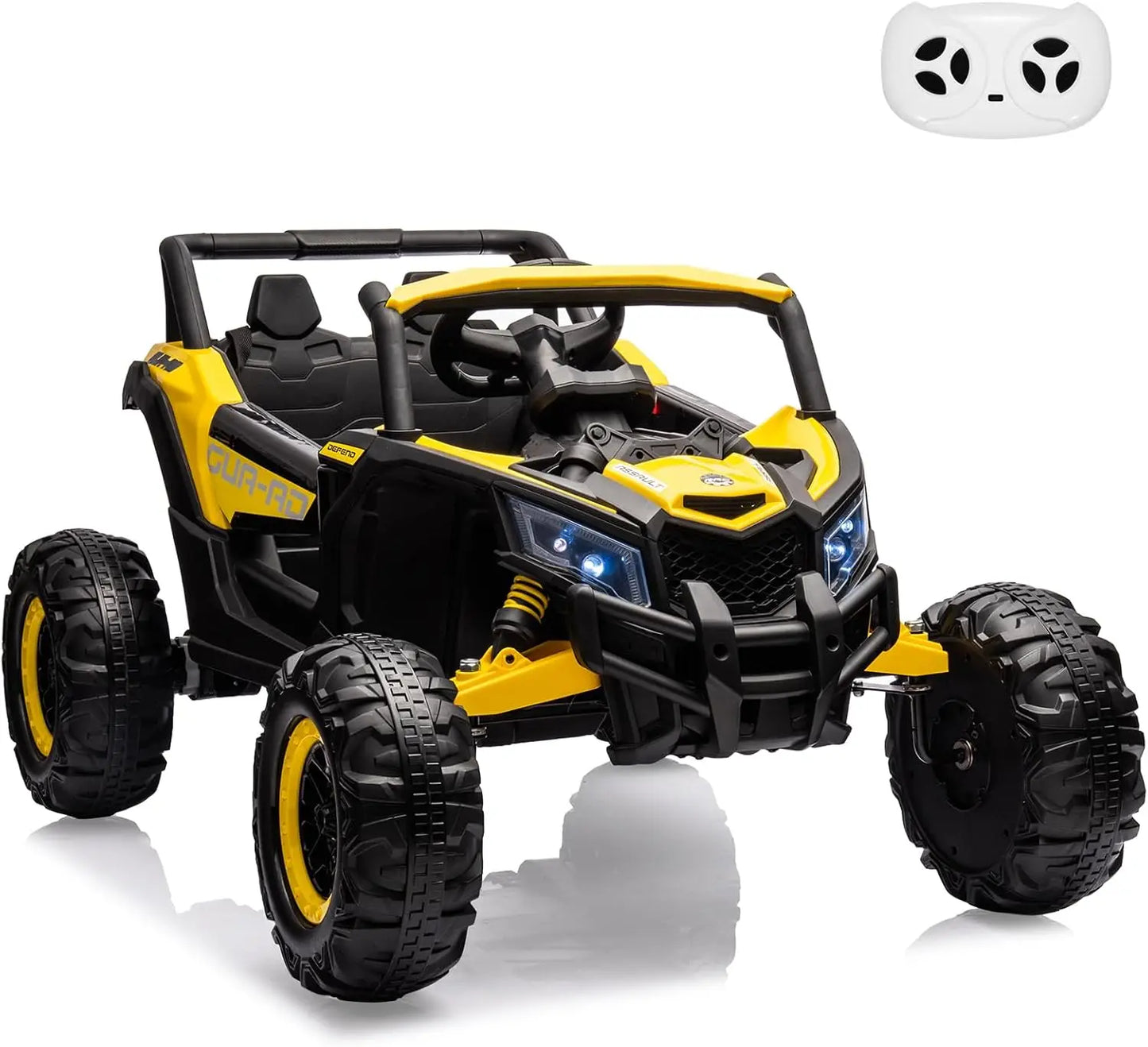 24V Kids Ride On UTV Car Toy w/Remote Control 2×200W Motor Electric Vehicle Spring Suspension & LED Lights Off-Road Toy