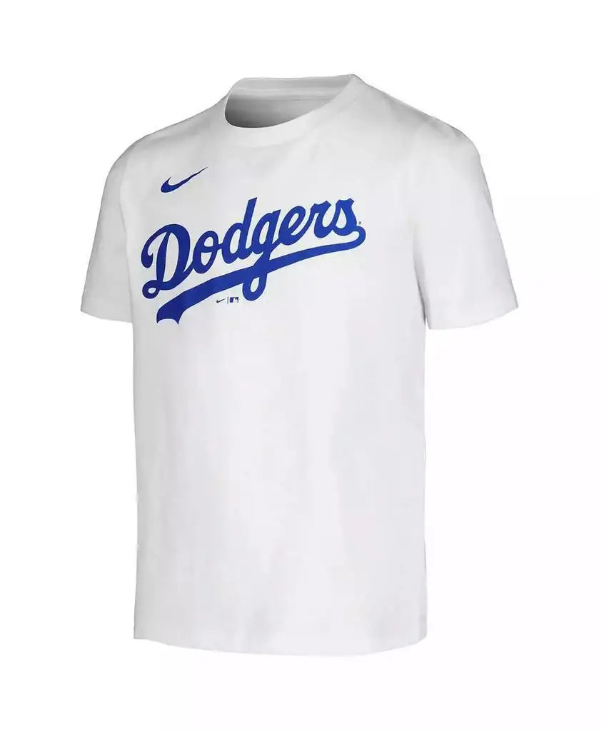 Nike | Big Boys Chris Taylor White Los Angeles Dodgers Player Name and Number T-shirt