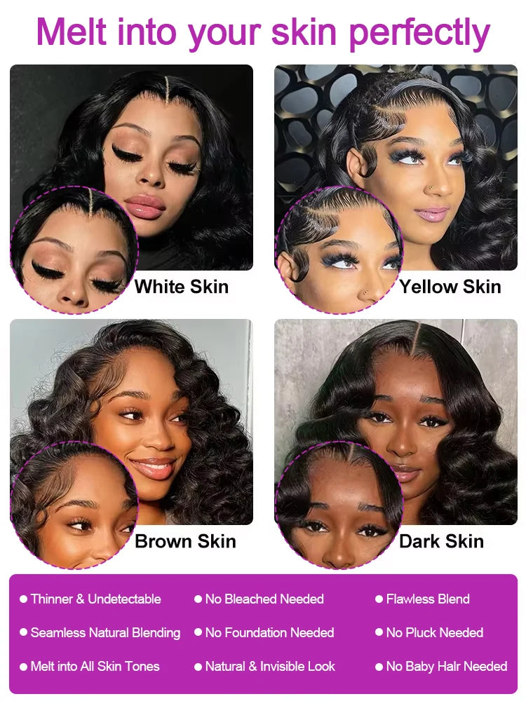 13x6 HD 30 40 Inch Loose Curly Lace Front 100% Human Hair Wigs Deep Water Wave 360 13x4 Lace Frontal Raw Brazilian Remy Hair Wig