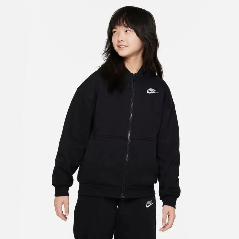 Nike | Kids' Nike Sportswear Club Fleece Oversized Full-Zip Hoodie