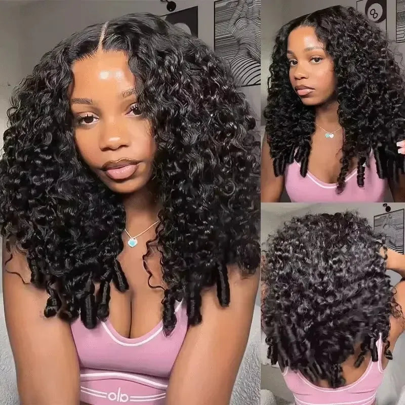 36 40Inch Burmese Curly 13x6 Hd Lace Front Human Hair Wig 250 Density Deep Wave 13x4 Lace Full Frontal Hair Wigs Vietnamese Hair