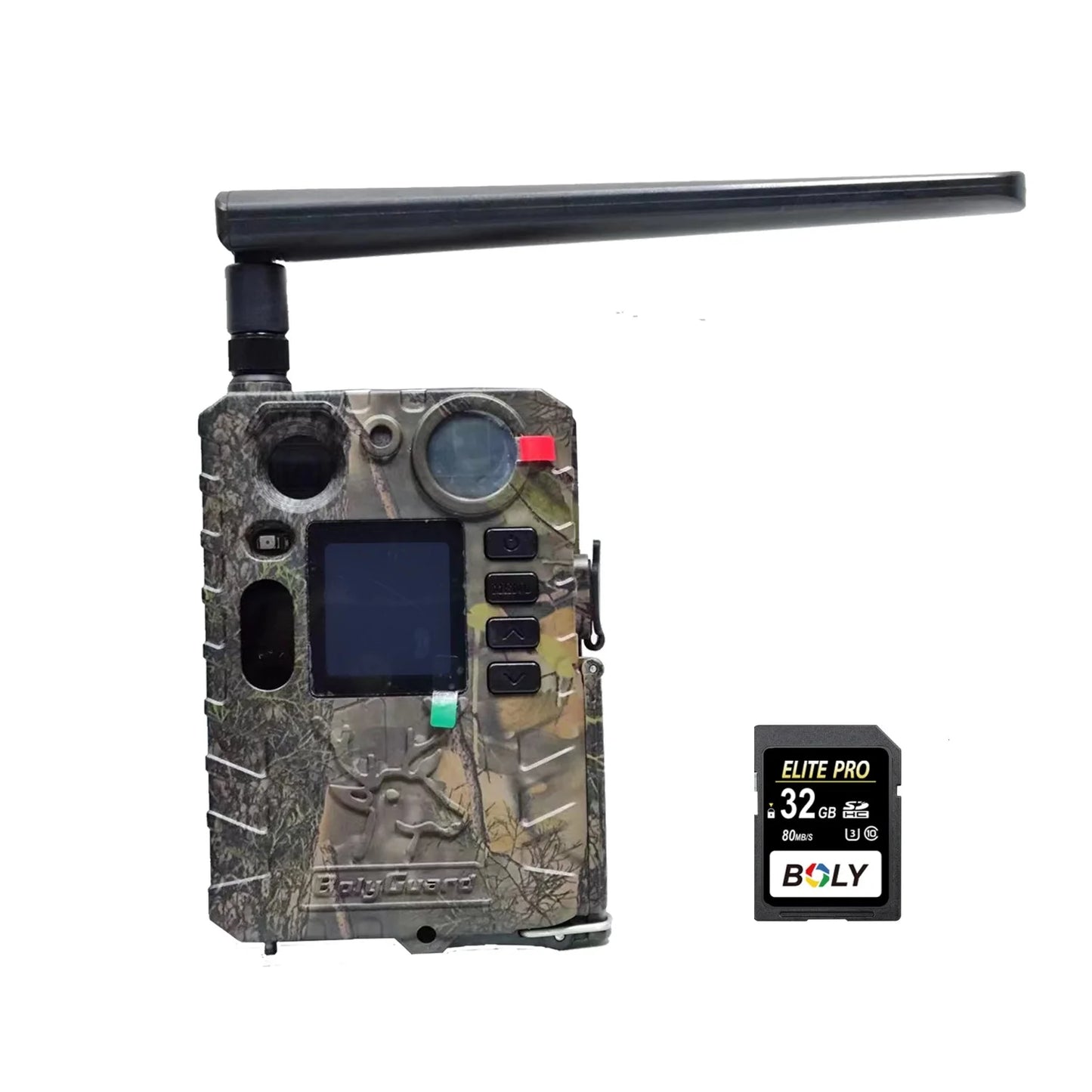 BolyGuard 2025 BG410-M(S) 4K FHD 37MP Trail Camera 940nm IR Night Vision, 4G Wireless, Outdoor Hunting Camera+gift 32GB TF