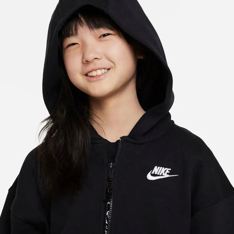 Nike | Kids' Nike Sportswear Club Fleece Oversized Full-Zip Hoodie