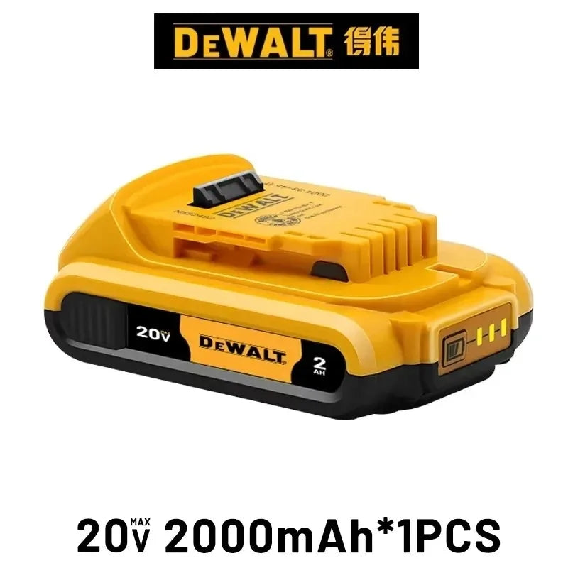 DeWALT Original Battery 20V 5Ah 6Ah 2Ah MAX FlexVolt for DCB606 DCB205 DCB206 DCB209 DCB182 Power Tool with Charger