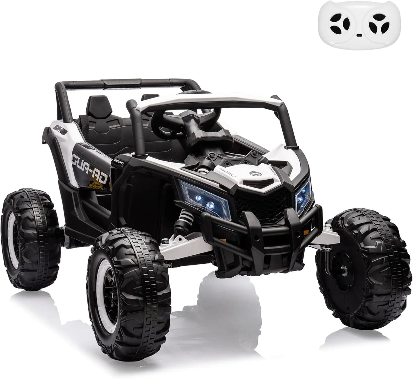 24V Kids Ride On UTV Car Toy w/Remote Control 2×200W Motor Electric Vehicle Spring Suspension & LED Lights Off-Road Toy