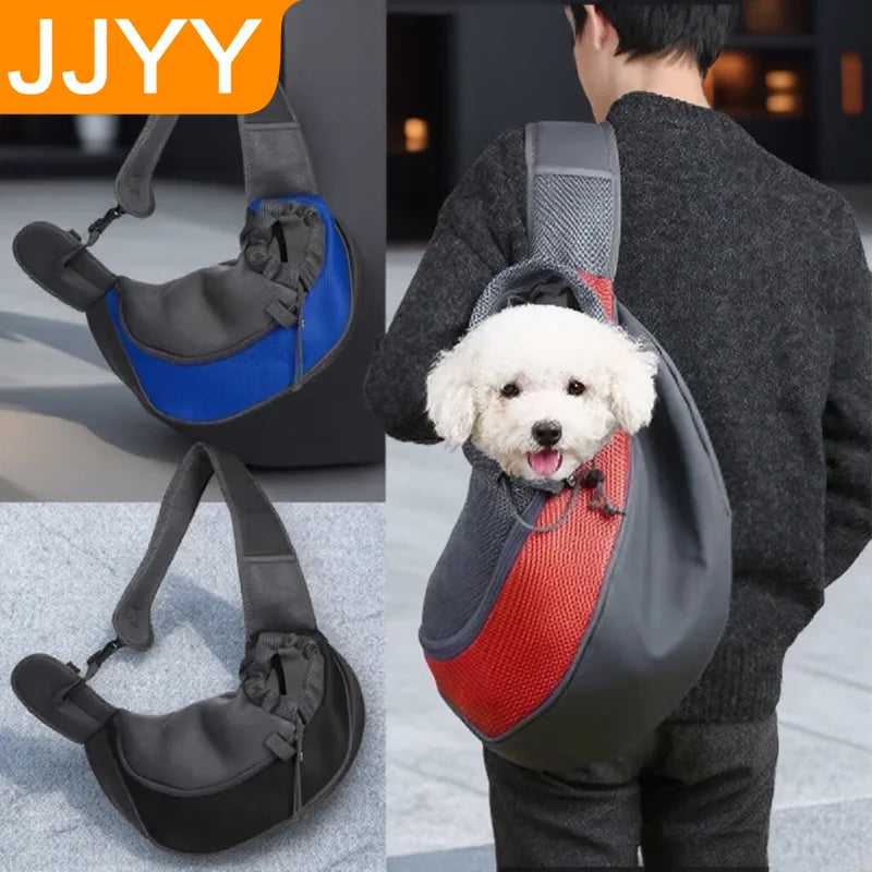 Pet Carrier Backpack Portable Dog Shoulder Bag for Travel Walking Outdoor Activities Breathable Design Large Capacity