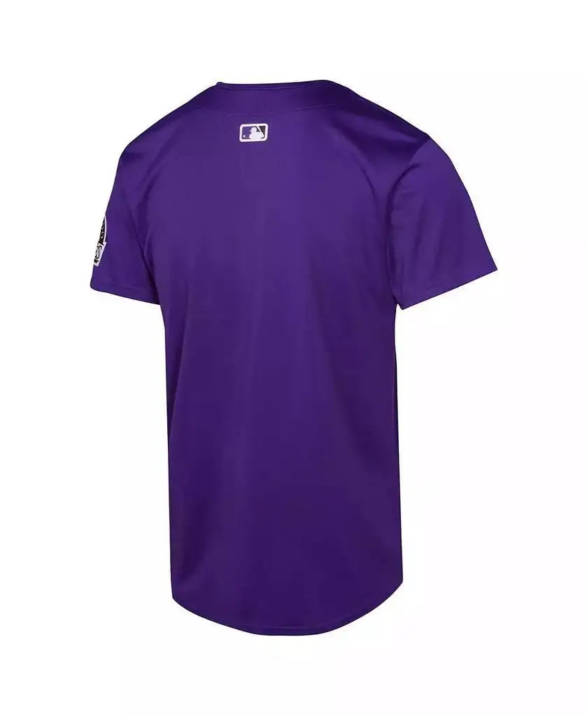 Nike | Big Boys and Girls Purple Colorado Rockies Alternate Limited Jersey