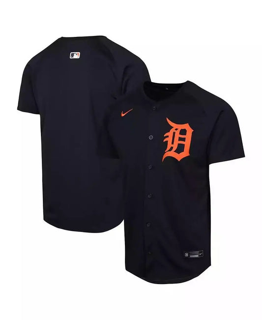 Nike | Big Boys and Girls Navy Detroit Tigers Alternate Limited Jersey