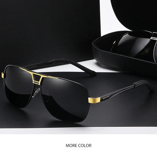 HUA HUA Photochromic Male Eyewear New Men's Sunglasses Vintage Men's Driving Sunshade Sun Glasses UV400 Gafas De Sol