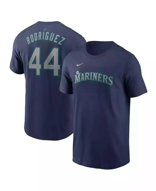 Nike | Big Boys and Girls Julio Rodríguez Navy Seattle Mariners Home Player Name Number T-Shirt