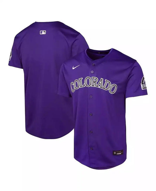 Nike | Big Boys and Girls Purple Colorado Rockies Alternate Limited Jersey