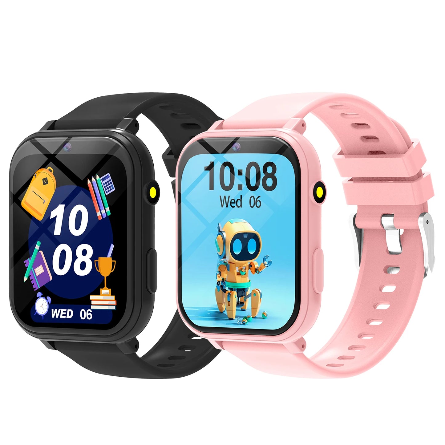 New Kids Smartwatch Games HD Front Camera Sleep Monitoring Flashlight Electronics Touch Screen Alarm Calculator Gift Boys Girls